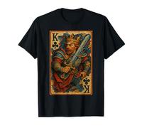 King of Clubs Warrior Medieval Fantasy Card Lucky Poker Camiseta