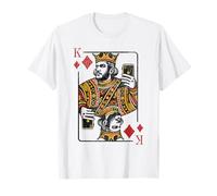 King of Diamonds - Gráfico de Cartas con Selfie Moderno Camiseta