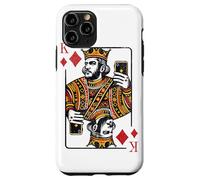 King of Diamonds - Gráfico de Cartas con Selfie Moderno Carcasa para iPhone 11 Pro