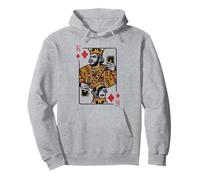 King of Diamonds - Gráfico de Cartas con Selfie Moderno Sudadera con Capucha