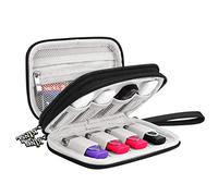 King of Flash Bolsa de transporte USB de doble capa - Organizador de cables para viajes - Bolsa de viaje para pen drivesflash drivespulgaresllaves - Caja de almacenamiento de accesorios