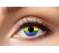 King of Halloween LGBTQ, arco iris, arco iris, lente anual sin intensidad de visión, ideal para el CSD Christopher Street Day o simplemente de diversión