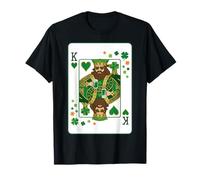 King of Hearts Classic Card Game Irish Saint Patrick's Day Camiseta