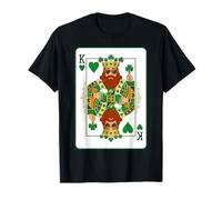 King of Hearts Classic Card Game Irish Saint Patrick's Day Camiseta