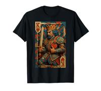 King of Hearts Playing Card Fantasy Paper Cut Lucky Poker Camiseta
