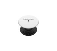 King of Kings Minimalista Fe Jesús Cool Christian PopSockets PopGrip Adhesivo