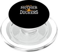 King of Mother Ducker, Divertido Cazador de Aves acuáticas PopSockets PopGrip para MagSafe