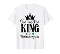King of Shananigans Malarkey Shenanigator St Patricks Irish Camiseta