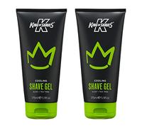 King of Shaves Gel de afeitado refrescante Aloe+Árbol de té 2x175ml