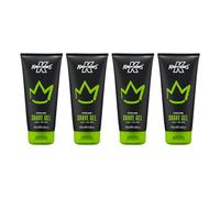 King of Shaves Gel de afeitado refrescante Aloe+Árbol de té 4x175ml