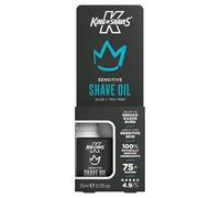 King of Shaves Sensitive Shave Oil Aloe Vera Tea Tree Travel 15ml | Clear No Foam Shaving Oil for Precision Shaving. Helps Reduce Razor Burn and Rash. Vegan Travel Size.