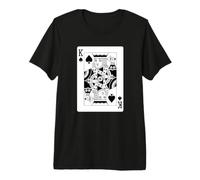 King of Spades Juego de Cartas Rey de Picas Camiseta Premium