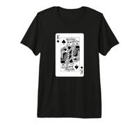 King of Spades Juego de Cartas Rey de Picas Camiseta Premium
