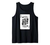 King of Spades Juego de Cartas Rey de Picas Camiseta sin Mangas