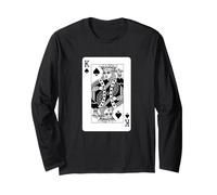 King of Spades Juego de Cartas Rey de Picas Manga Larga