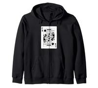 King of Spades Juego de Cartas Rey de Picas Sudadera con Capucha