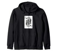 King of Spades Juego de Cartas Rey de Picas Sudadera con Capucha