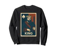 King Of Spades, jugadores de póquer, baraja de póquer, Hold 'Em Sudadera