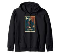 King Of Spades, jugadores de póquer, baraja de póquer, Hold 'Em Sudadera con Capucha