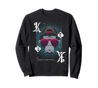 King Of Spades Monkey - Diseño de póquer vintage Sudadera