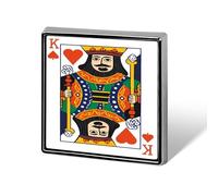 King of Spades1 - Broche redondo de póquer, pin de solapa, corbata, accesorios de vestir, boda, cumpleaños, para hombres y mujeres