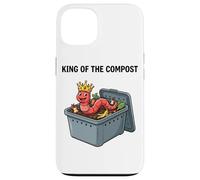 King of The Compost Cultivo de Gusanos Vermicultura Jardinería Carcasa para iPhone 13