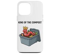 King of The Compost Cultivo de Gusanos Vermicultura Jardinería Carcasa para iPhone 13 Pro MAX