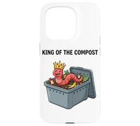 King of The Compost Cultivo de Gusanos Vermicultura Jardinería Carcasa para iPhone 15 Pro