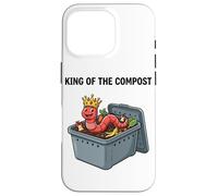 King of The Compost Cultivo de Gusanos Vermicultura Jardinería Carcasa para iPhone 16 Pro