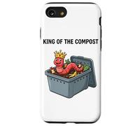 King of The Compost Cultivo de Gusanos Vermicultura Jardinería Carcasa para iPhone SE (2020) / 7/8