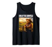 King of The Cornfield Oso Agricultor Papá Granja Camiseta sin Mangas