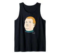 King of The Hill Bobby Hill Oversized Portrait Retro Cartoon Camiseta sin Mangas