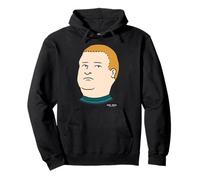 King of The Hill Bobby Hill Oversized Portrait Retro Cartoon Sudadera con Capucha