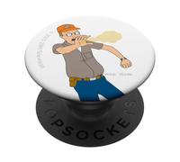 King of The Hill Dale Pocket Sand Attack Retro Cartoon PopSockets PopGrip Adhesivo