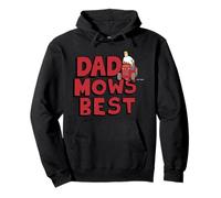 King of The Hill Father's Day Dad Mows Best Hank On Mower Sudadera con Capucha