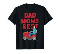 King of The Hill Father's Day Dad Mows Best Hank Rides Mower Camiseta
