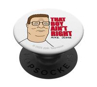 King of the Hill That Boy Ain't Right Hank Hill Cartoon PopSockets PopGrip Adhesivo