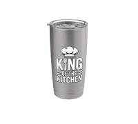 King Of The Kitchen Vaso térmico de acero inoxidable de doble pared