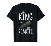 King of the Remote Control TV, divertido sofá con patatas, Lazy Dad Camiseta