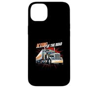 King of The Road Semi Trucker Driver Big Rig Design Carcasa para iPhone 14 Plus