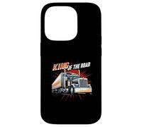 King of The Road Semi Trucker Driver Big Rig Design Carcasa para iPhone 14 Pro