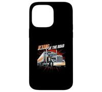 King of The Road Semi Trucker Driver Big Rig Design Carcasa para iPhone 14 Pro MAX