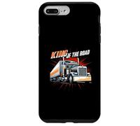King of The Road Semi Trucker Driver Big Rig Design Carcasa para iPhone 7 Plus/8 Plus