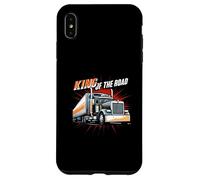 King of The Road Semi Trucker Driver Big Rig Design Carcasa para iPhone XS MAX