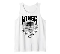 King of The Seven Seas Wild Abstract Skull Real Gangs Camiseta sin Mangas