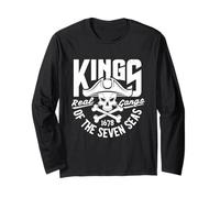 King of The Seven Seas Wild Abstract Skull Real Gangs Manga Larga
