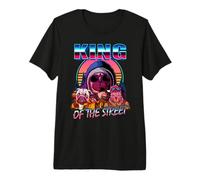 King of The Street Gangster Dogs Retro Vintage 80s Dog Lover Camiseta Premium
