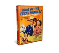 King of the Texas Rangers (1941) Complete Western Serial Cliffhanger (2 x DVD) (DVD-R)