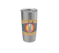 King Of The Thermostat Vaso térmico de acero inoxidable de doble pared