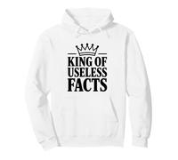 King of Useless Facts Funny Trivia Entusiasta Sudadera con Capucha